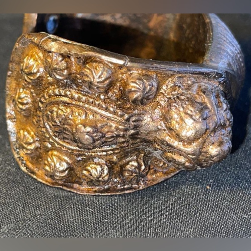 15th Century Turkish Bronze Fertility Bracelet - Picture 2 of 4